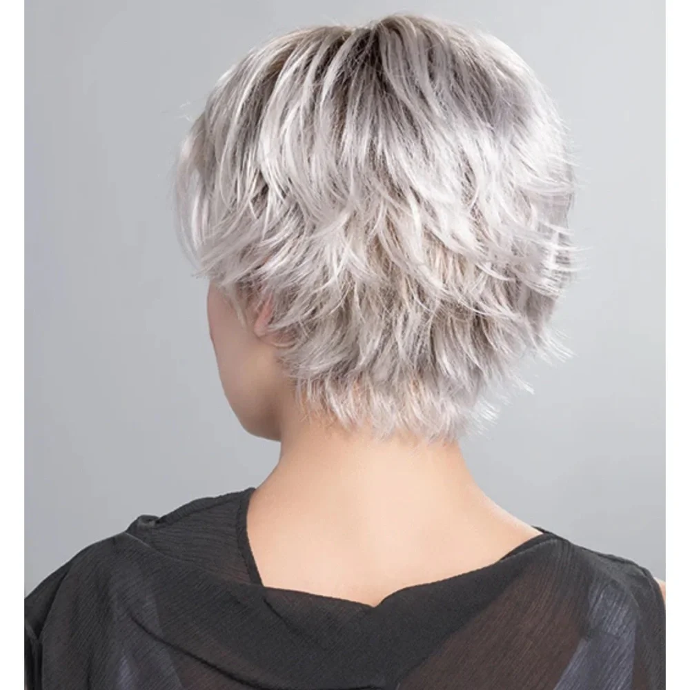 NWT MODIX X HAIR ENERGY GILDA MONO WIG BY ELLEN WILLIE ICE BLONDE SHADED - Picture 4 of 14